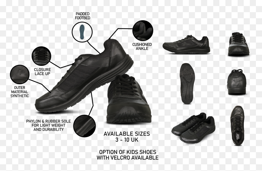 Outdoor Shoe, HD Png Download - kids shoes png