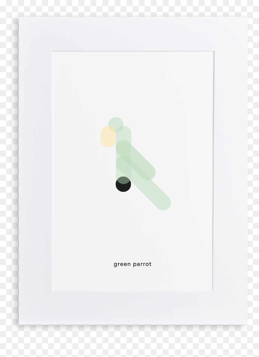 Glass Bottle, HD Png Download - green parrot png