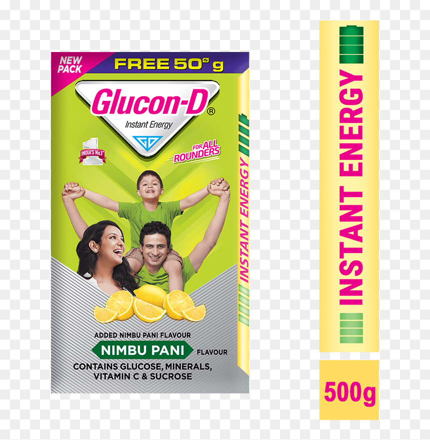 Glucon-d Powder Nimbu Pani - Glucon D Nimbu Pani, HD Png Download - nimbu png