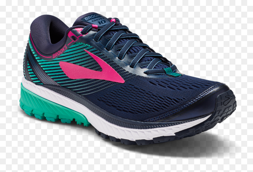 Women S Running Shoes Transparent Background - Brooks Ghost 10 Road Running Shoes Women's, HD Png Download - female shoes png