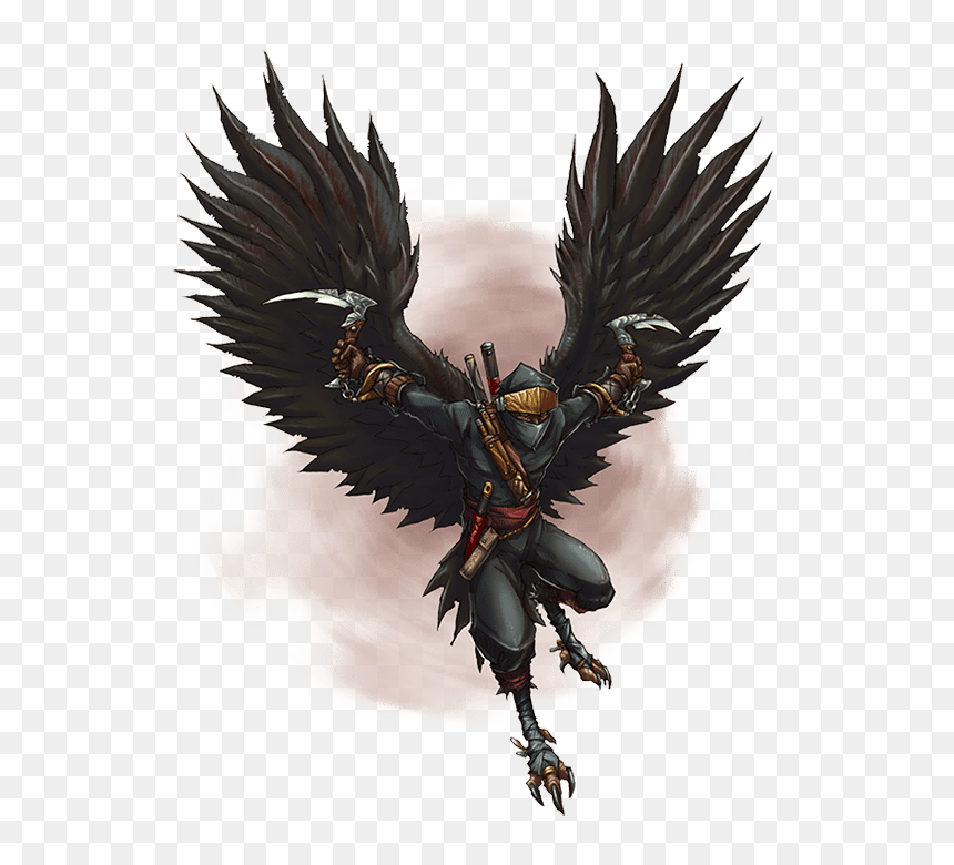 Ninja Class Codex Trimmed - Illustration, HD Png Download - coc dragon png