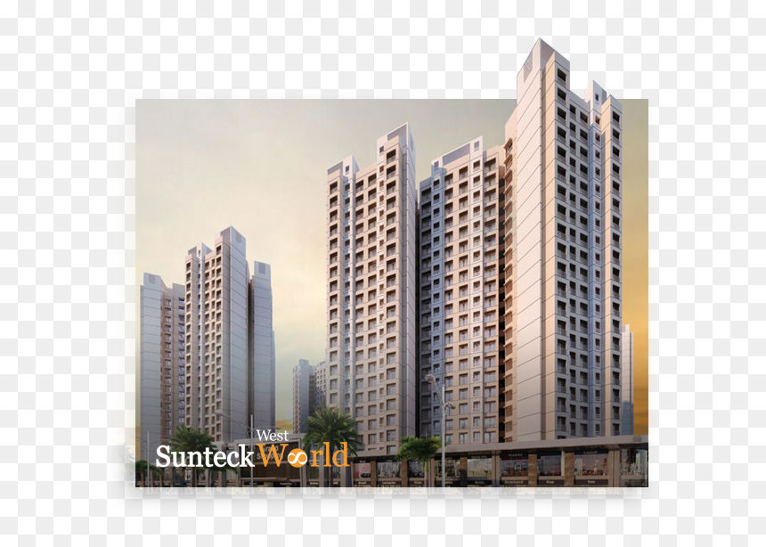 Signia Pearl Bkc - Sunteck City Naigaon East, HD Png Download - bilding png