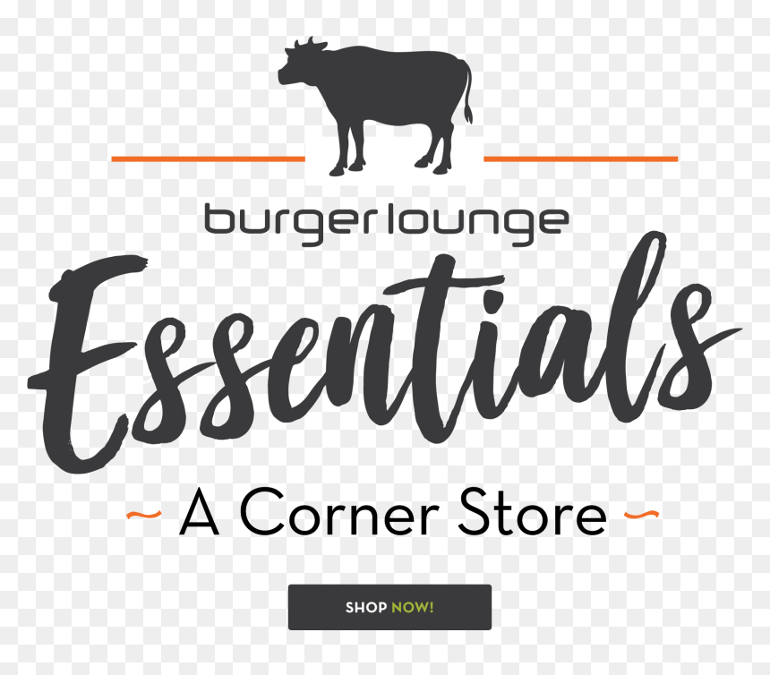 Burger Lounge Essentials - Dairy Cow, HD Png Download - bargar png