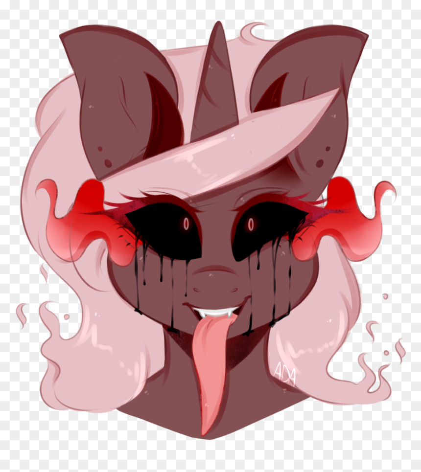 Alliedrawsart, Bust, Goretober, Long Tongue, Oc, Oc - Cartoon, HD Png Download - long tongue png