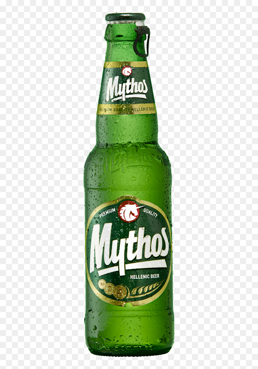 Mythos - Mythos Beer, HD Png Download - open beer bottle png