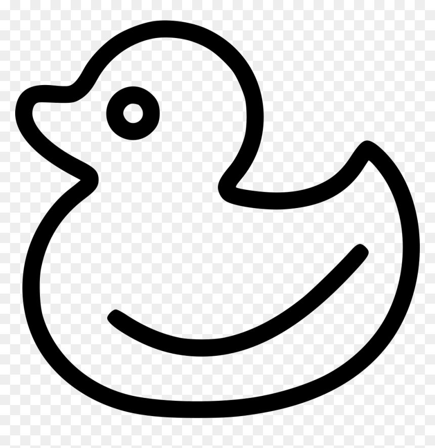 Duck - Patito Icono Transparente, HD Png Download - white duck png