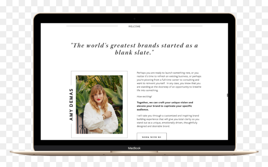 Squarespace Website Design Example - Led-backlit Lcd Display, HD Png Download - website design images png