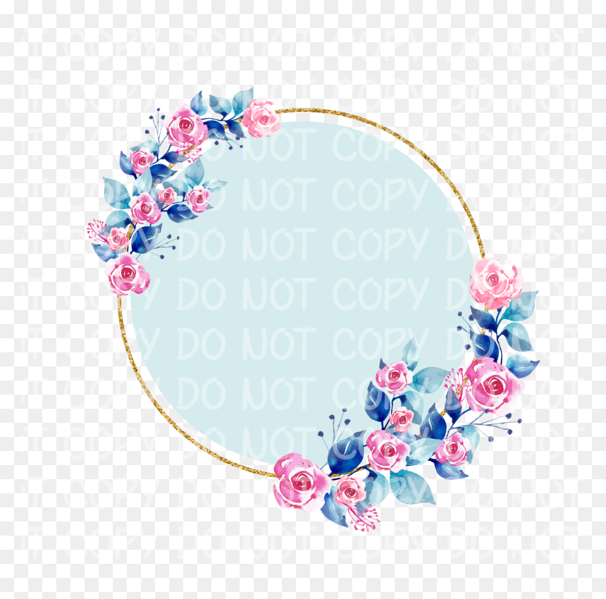 Monogram Frame 1 - Rose, HD Png Download - monogram frame png