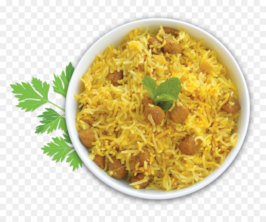 Transparent Food Plate Png - Rice In Plate Png, Png Download - food in plate png