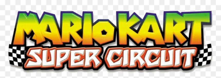 Download Super Mario Kart Png File For Designing Purpose - Mario Kart Super Circuit Logo, Transparent Png - kart png