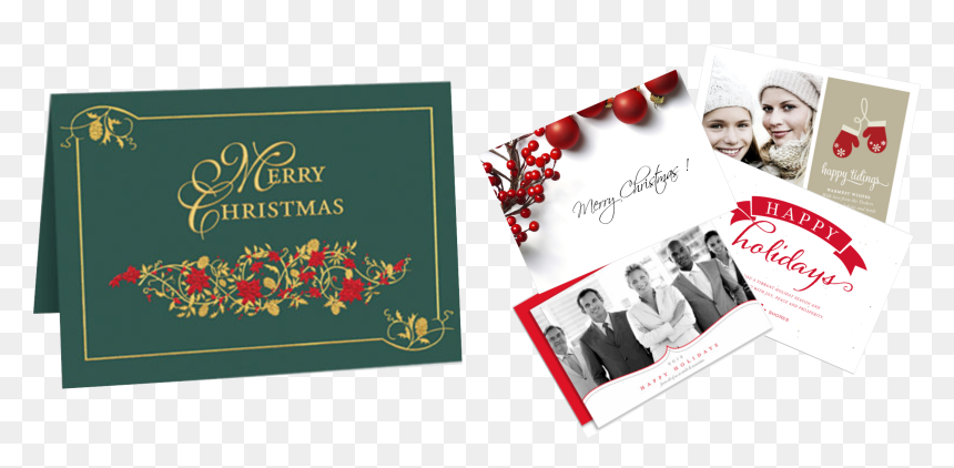 Holiday Greeting Cards - Christmas Card, HD Png Download - christmas cards png