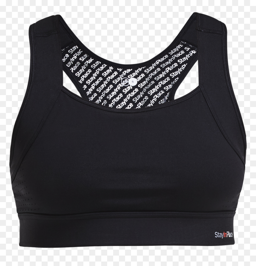 Stability Bra C/d, Black - Vest, HD Png Download - seamless lace png