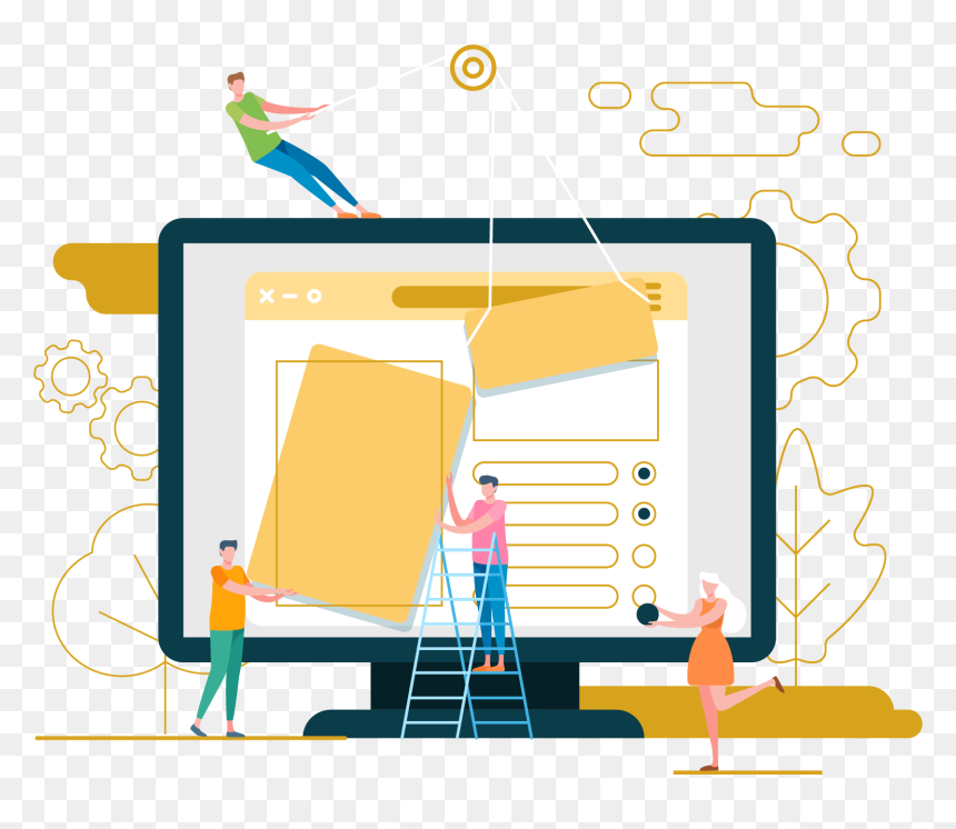 004 B2b E-commerce Solution - Website Web Development 3d, HD Png Download - b2b png