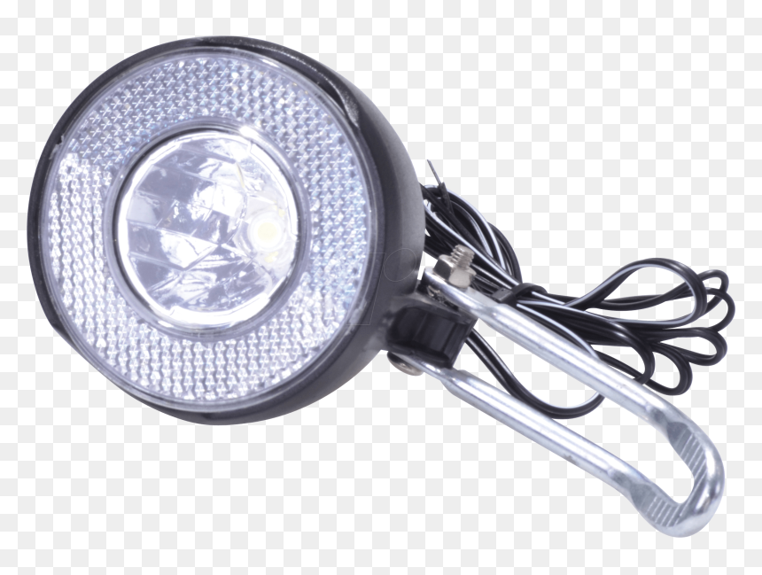 Front Light, Led, Reflector, 15 Lux, Battery/dynamo - Kabelanschlussplan Für Filmer Led Frontscheinwerfer, HD Png Download - bike light effect png