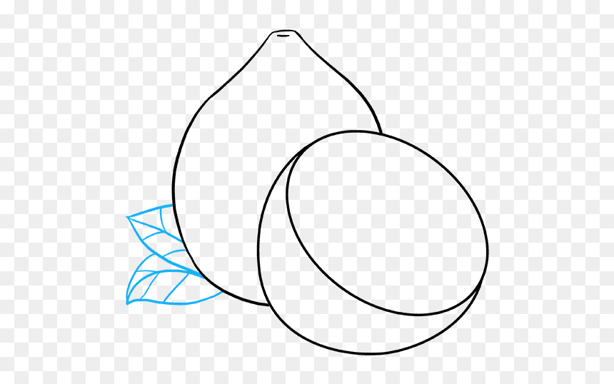 How To Draw Lemon - Line Art, HD Png Download - nimbu png
