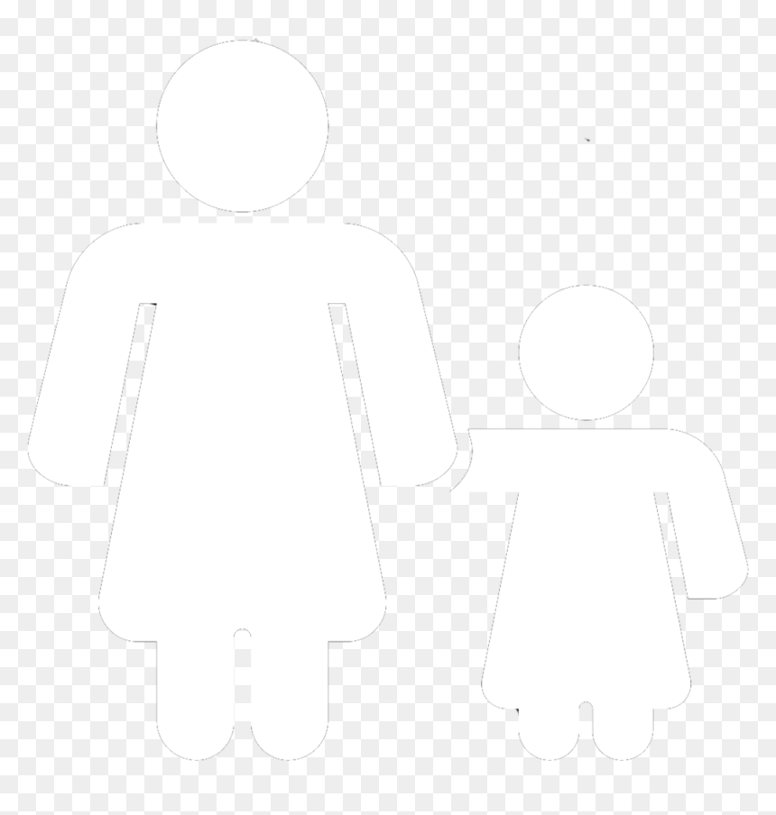 Female Sign For Toilet, HD Png Download - joining hands png