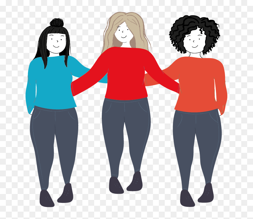 Hero Img - Cartoon, HD Png Download - joining hands png