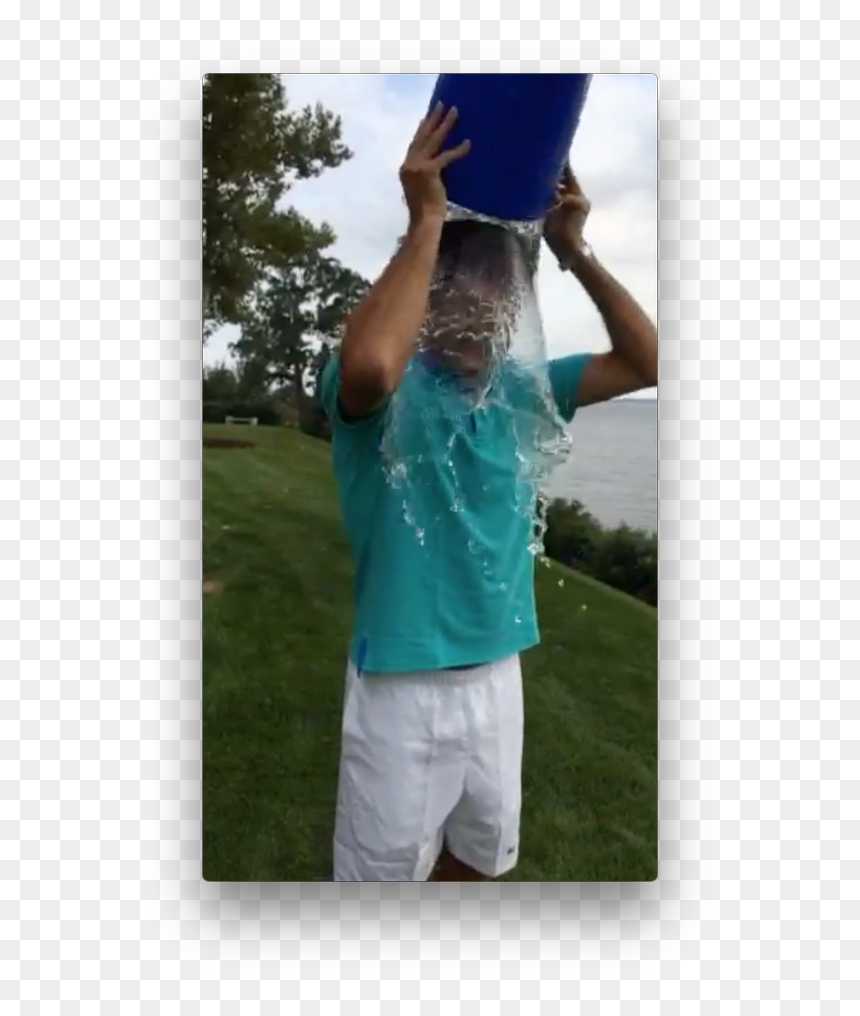 Federer Ice Bucket Challenge, HD Png Download - roger federer png
