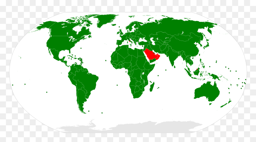 United Nations Member Countries Map, HD Png Download - democracy png