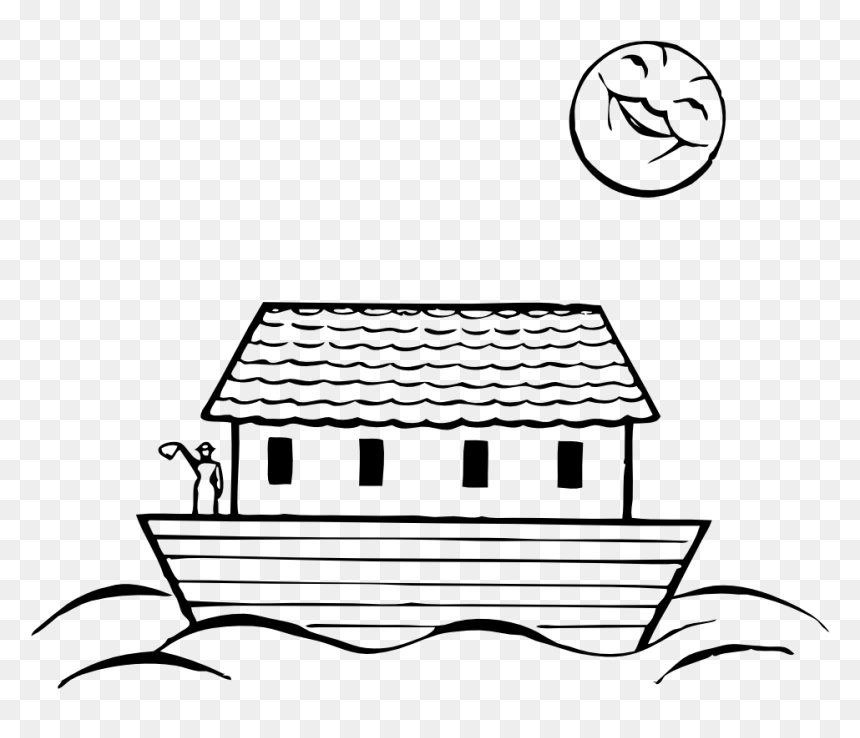 Noah Ark Clipart - Noah's Ark Drawing Easy, HD Png Download - noah's ark png