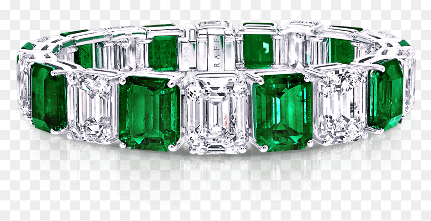 Emerald Earrings Graff, HD Png Download - diamond bangles png