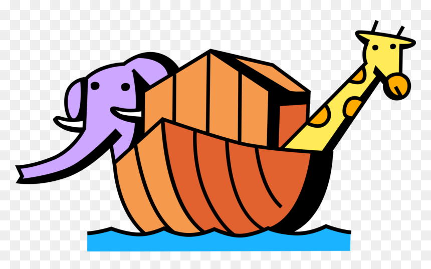 Flood Clipart Flood Noah - Free Illustration Noah's Ark, HD Png Download - noah's ark png