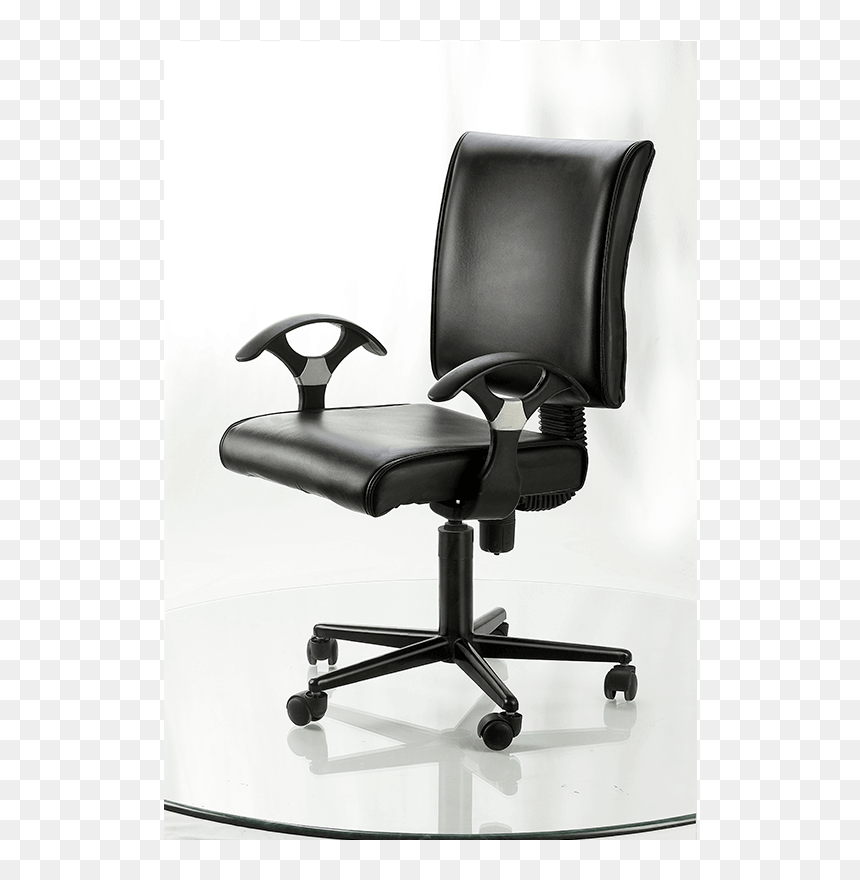 Office Chair Black Box Type New - Chair, HD Png Download - revolving chair png