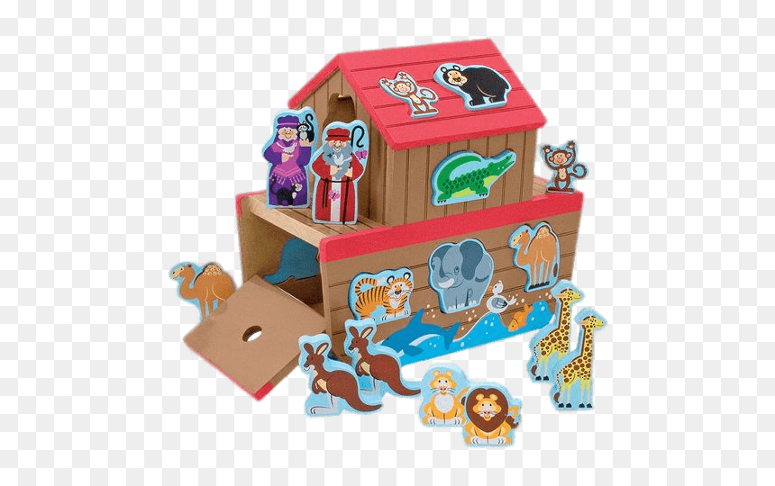 Noah"s Ark Play Set - Melissa And Doug Noah's Ark, HD Png Download - noah's ark png