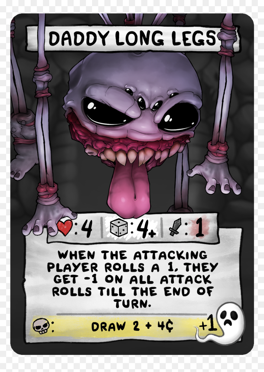 Monster Binding Of Isaac Four Souls, HD Png Download - long tongue png