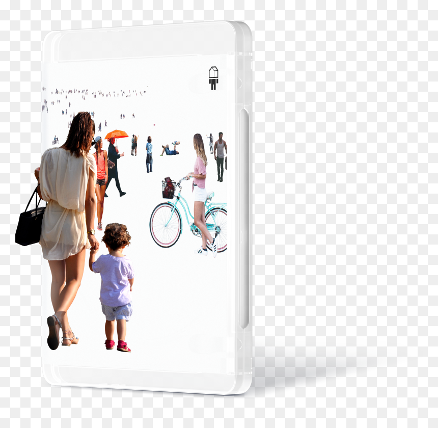 Cutout People From All Walks Of Life Coming Together - Girl, HD Png Download - cutout people png
