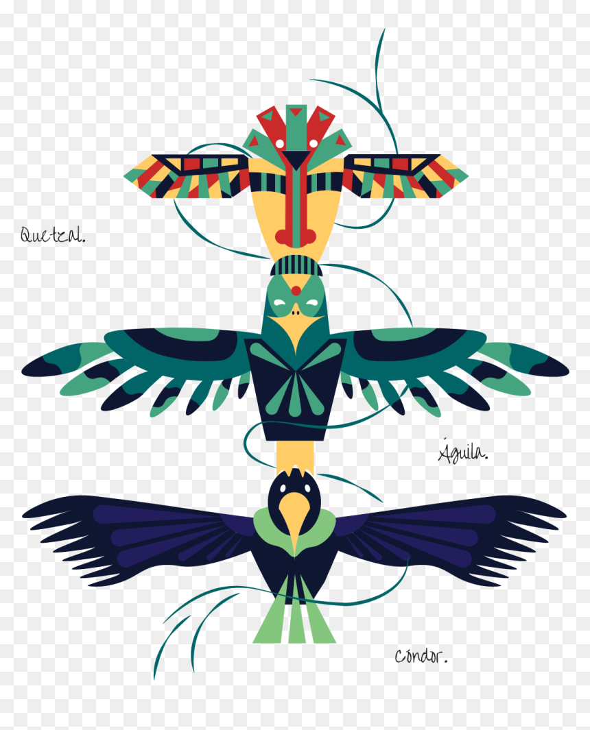 Condor Aguila Y Quetzal, HD Png Download - quetzal png
