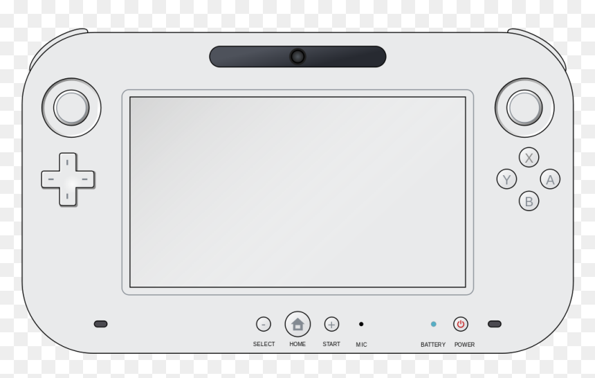 Wii U, HD Png Download - wii u gamepad png