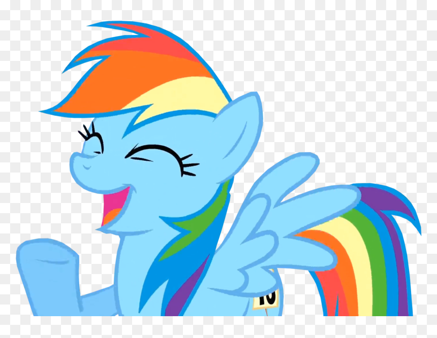 My Little Pony Rainbow Dash Head, HD Png Download - sonic face png