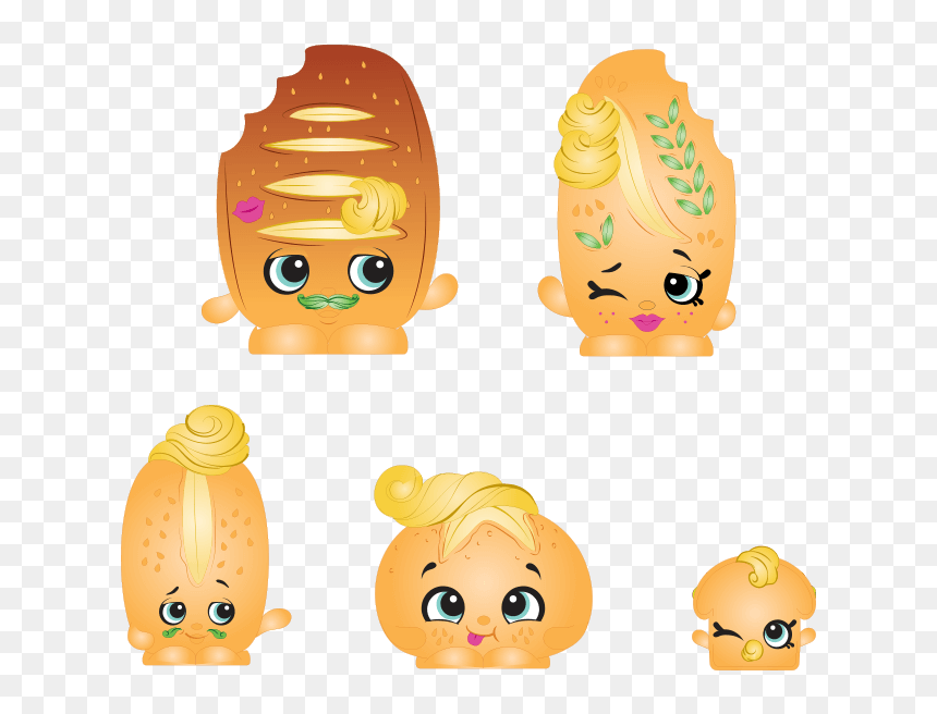 Shopkins Family Mini Packs Bakers, HD Png Download - shopkins characters png