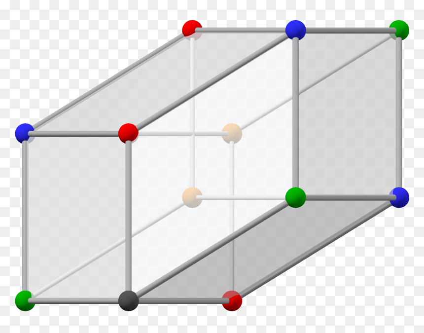 Bilinski Dodecahedral Tesseract Shadow, Ortho Slanted - Architecture, HD Png Download - circle shadow png
