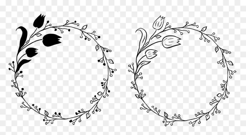 Clip Art, HD Png Download - black wreath png