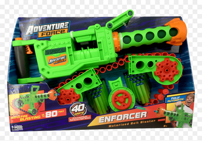 Adventure Force Enforcer, HD Png Download - nerf dart png