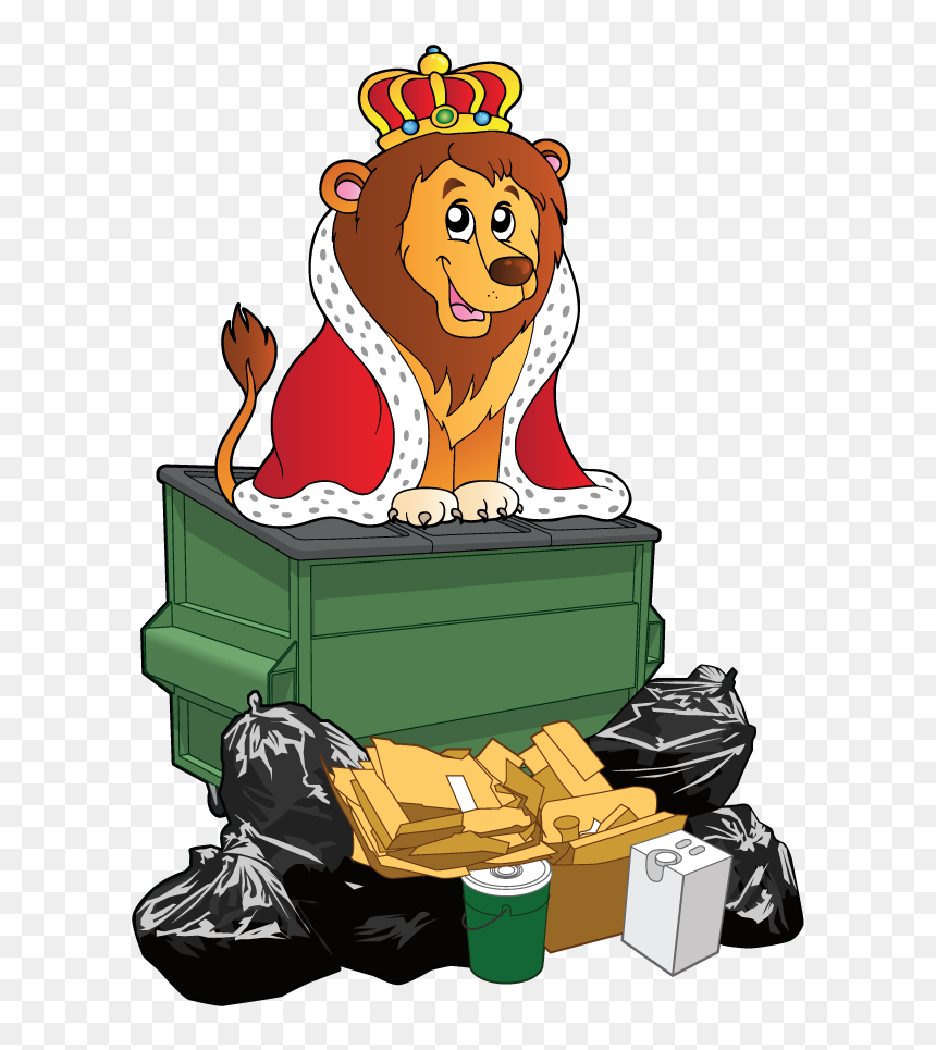 Trash Clipart Pile Junk - King Of The Trash Pile, HD Png Download - pile of trash png