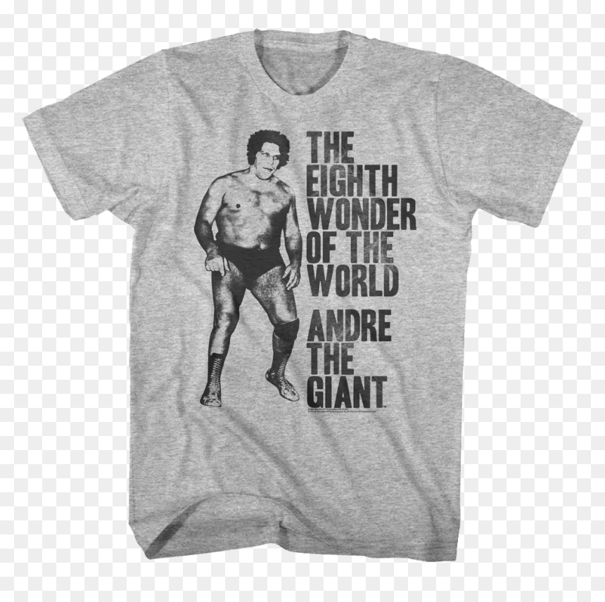 Eighth Wonder Andre The Giant T Shirt - T-shirt, HD Png Download - andre the giant png