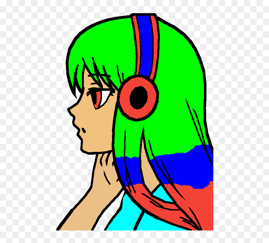 Girl Who Loves Music, HD Png Download - squirtle glasses png