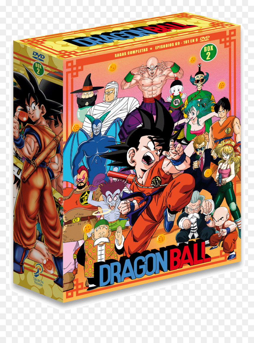 Box 2 Dragon Ball Episodes 69-101 Dvd - Dragon Ball, HD Png Download - ssgss goku png