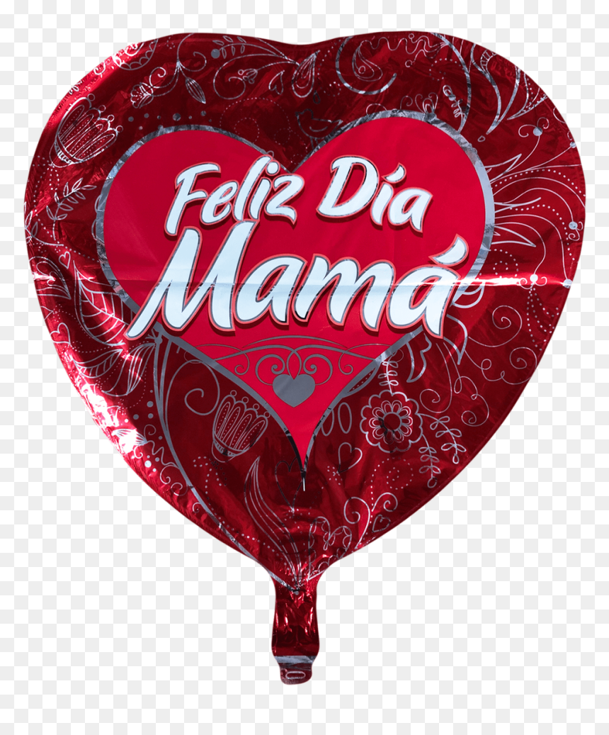 Feliz Dia De Las Madre Corazon Rojo Balloon 18" - Balloon, HD Png Download - dia de las madres png