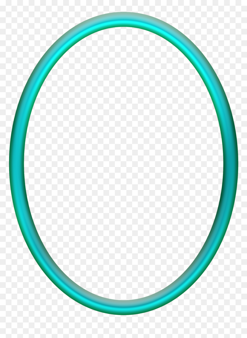 Red Circle, HD Png Download - moldura oval png