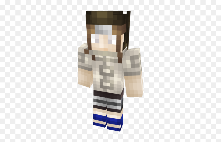 Neji Hyuga Minecraft Skin, HD Png Download - neji png
