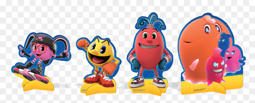 Decoração De Mesa Pac Man E As Aventuras Fantasmagóricas - Personagens Pac Man, HD Png Download - frozen uma aventura congelante olaf png