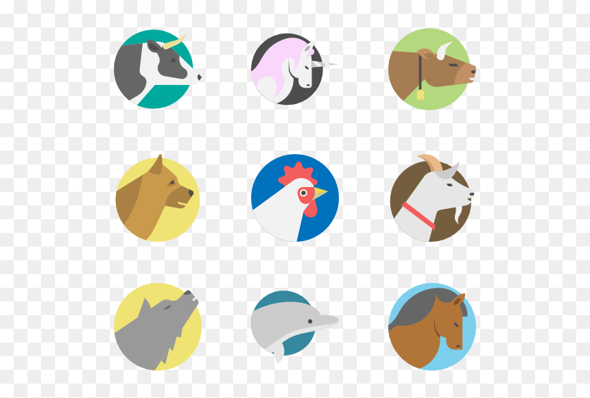 Animal Icon Png - Farm Animals Icons Png, Transparent Png - aramark logo png