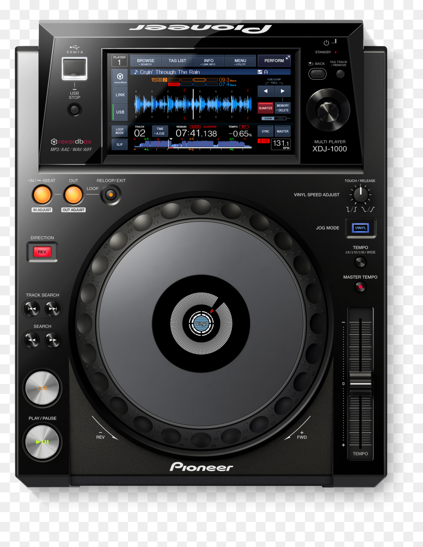 Xdj-1000 - Pioneer Xdj 1000 Mk1, HD Png Download - 1000 png