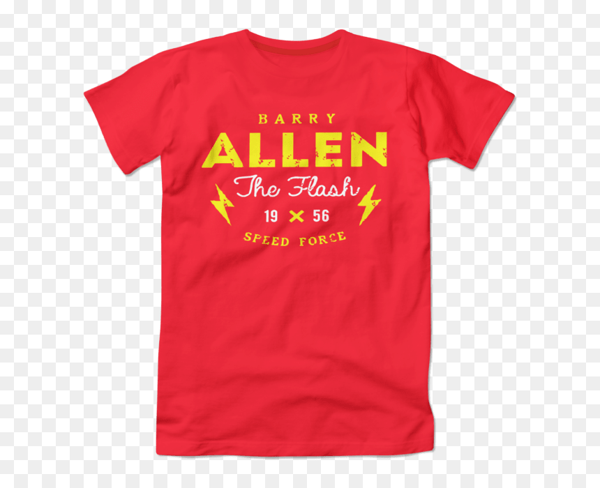 Remera The Flash Barry Allen - T-shirt, HD Png Download - barry allen png