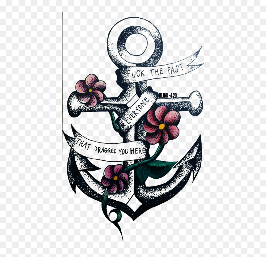 Transparent Anchor Png Transparent - Anchor Drawing Tattoo, Png Download - anchor.png