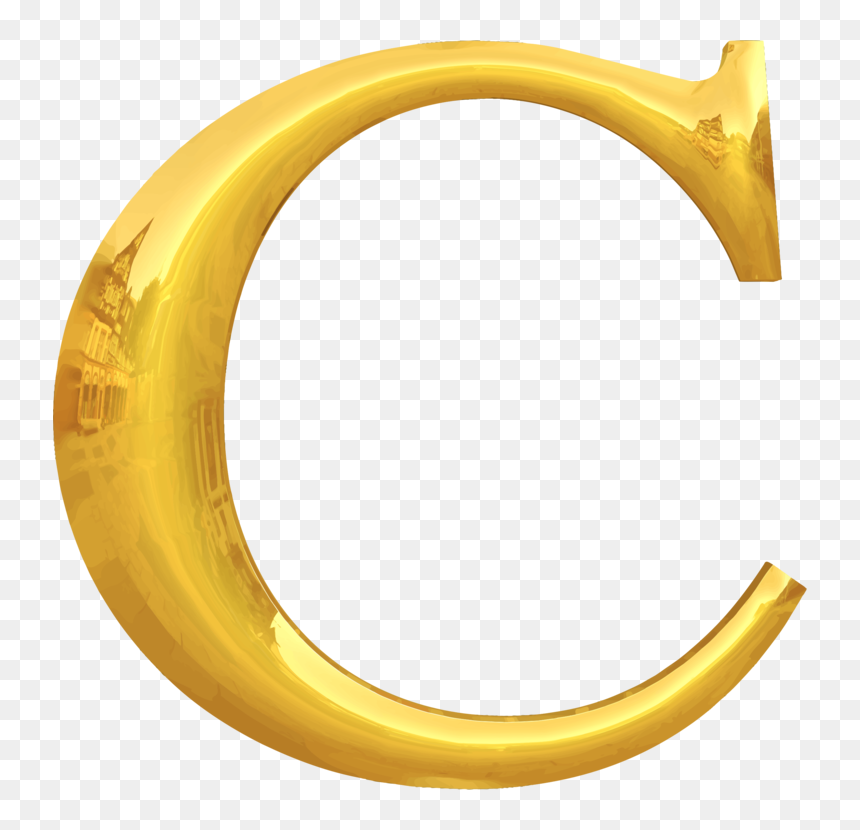 Computer Icons Letter Typeface Alphabet Download - Gold Letter C Png, Transparent Png - c.png